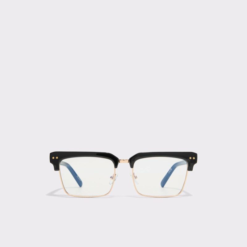 Krukower Black/Gold Multi Women's Square Women Black/Gold Multi Sunglasses Aldo - 1