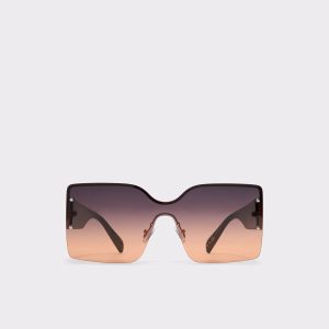 Lalaendrax Black/Gold Multi Women's Square Black/Gold Multi Sunglasses Women Aldo - 1