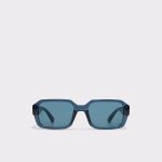 Laocien Navy Men's Rectangle Sunglasses Aldo Navy Men - 1