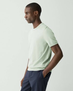Light Greenstone Men Sweaters + Cardigans Soris Tee In Light Bilen Theory - 1