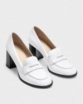 Loafer Pump In Leather Shoes Women Theory White - 5
