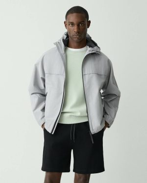 Loungewear Dark Vapor Theory Men Hooded Jacket In Cotton-Blend - 1