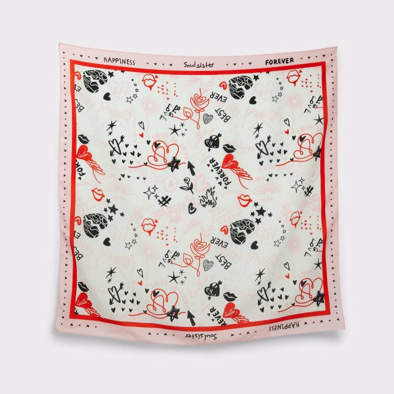 Loveprints Medium Pink Women's Scarves Hats, Scarves & Gloves Women Aldo Medium Pink - 2