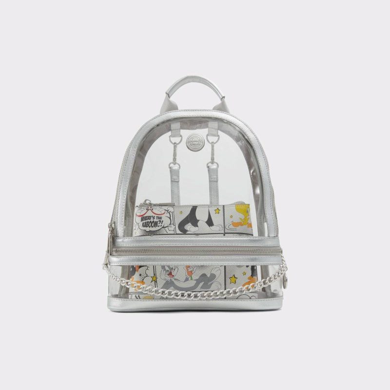 Ltbackpack Silver Women's Looney Tunes Backpacks & Fanny Packs Women Silver Aldo - 1