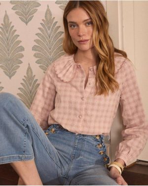 Madeleine Printed Blouse Polín Et Moi Women Blouses And Shirts Rose - 1