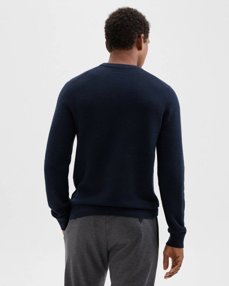 Maden Crewneck Sweater In Merino Wool Men Sweaters + Cardigans Baltic Theory - 3