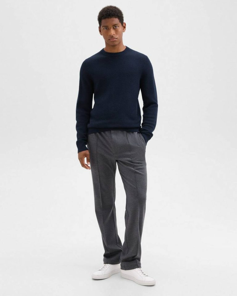 Maden Crewneck Sweater In Merino Wool Men Sweaters + Cardigans Baltic Theory - 5