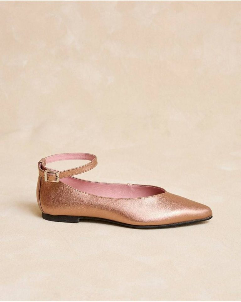 Mary Jane Carmina Bracelet Polín Et Moi Women Rose Footwear - 5