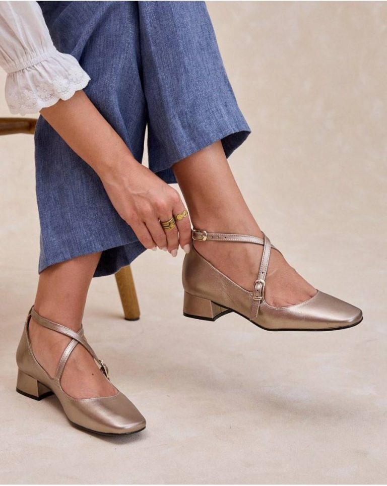 Mary Jane Tremina Crossing Footwear Gold Women Polín Et Moi - 2