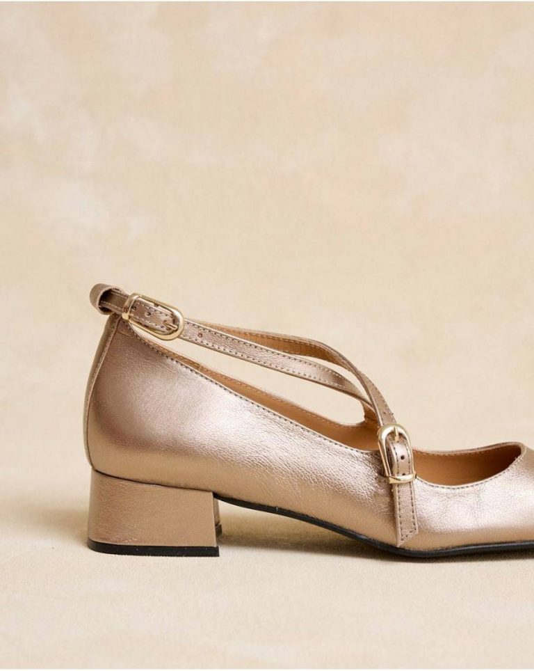 Mary Jane Tremina Crossing Footwear Gold Women Polín Et Moi - 4