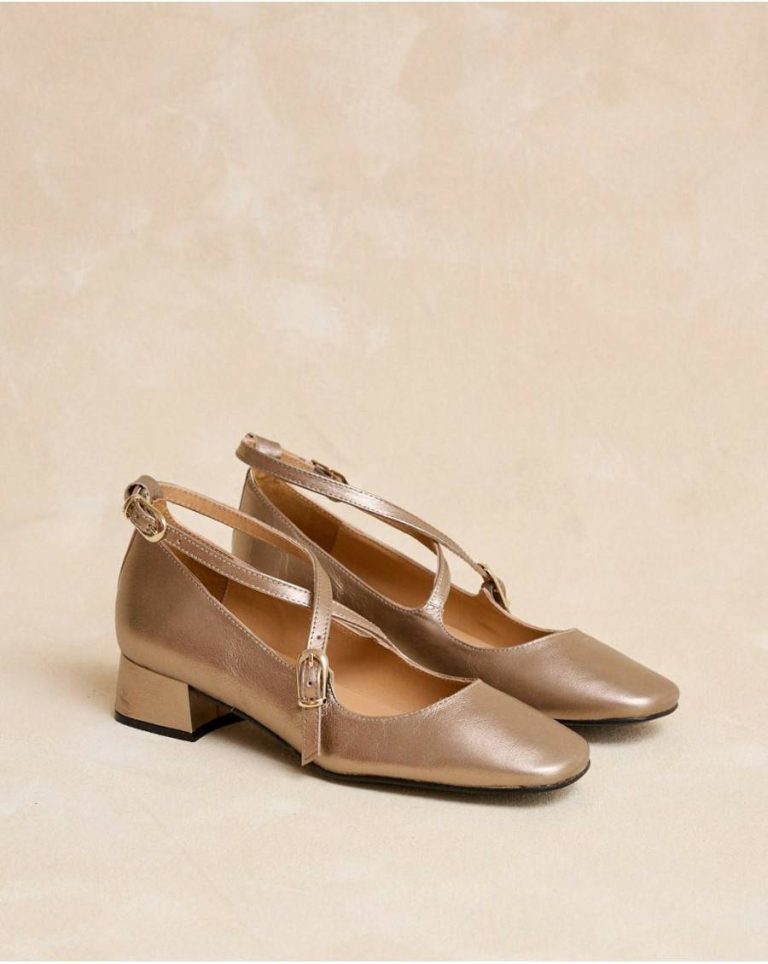 Mary Jane Tremina Crossing Footwear Gold Women Polín Et Moi - 1