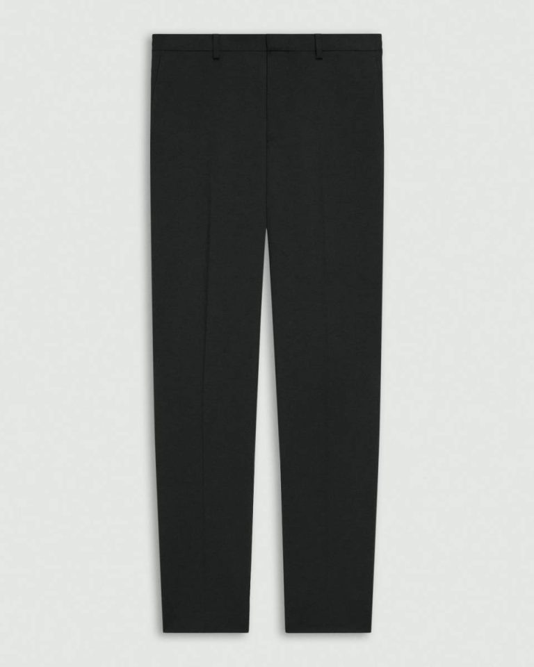 Mayer Pant In Stretch Wool Theory Men Deep Black Pants - 5