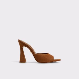 Medium Brown Rylea Medium Brown Women's Heeled Mules Women Heels Aldo - 1