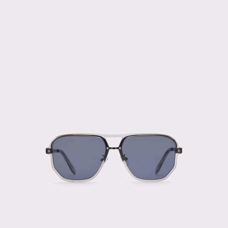 Men Aldo Bards Grey Men's Aviator Sunglasses Grey - 1