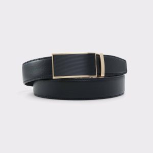 Men Aldo Belts Starlig Black/Gold Multi Men's Belts Black/Gold Multi - 1