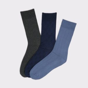 Men Aldo Medium Blue Socks Wanaro Medium Blue Men's Socks - 1