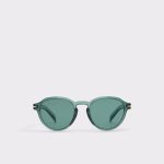 Men Aldo Sunglasses Galog Light Green Men's Round Light Green - 1