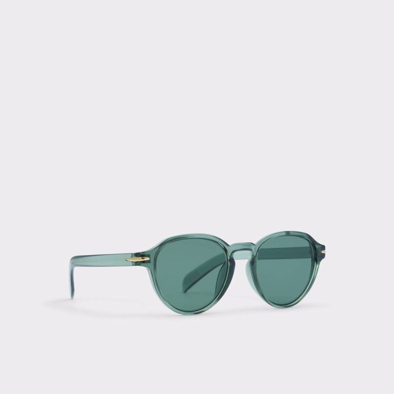 Men Aldo Sunglasses Galog Light Green Men's Round Light Green - 2