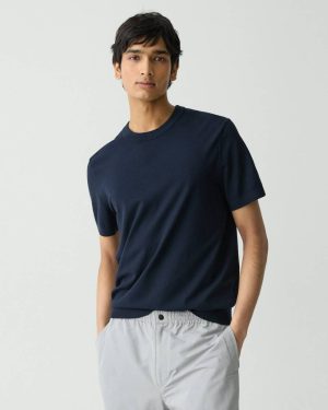 Men Baltic Sweaters + Cardigans Soris Tee In Light Bilen Theory - 1