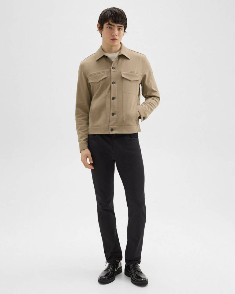 Men Bark Theory River Trucker Jacket In Neoteric Twill Blazers + Jackets - 5