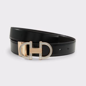 Men Belts Gorlenkor Black/Gold Multi Men's Belts Aldo Black/Gold Multi - 1