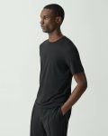 Men Black Crewneck Tee In Perform Jersey Theory T-Shirts + Polos - 2