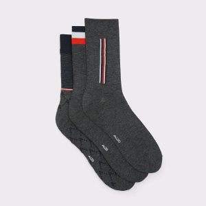 Men Dark Grey Socks Aldo Fragilis Dark Grey Men's Socks - 1