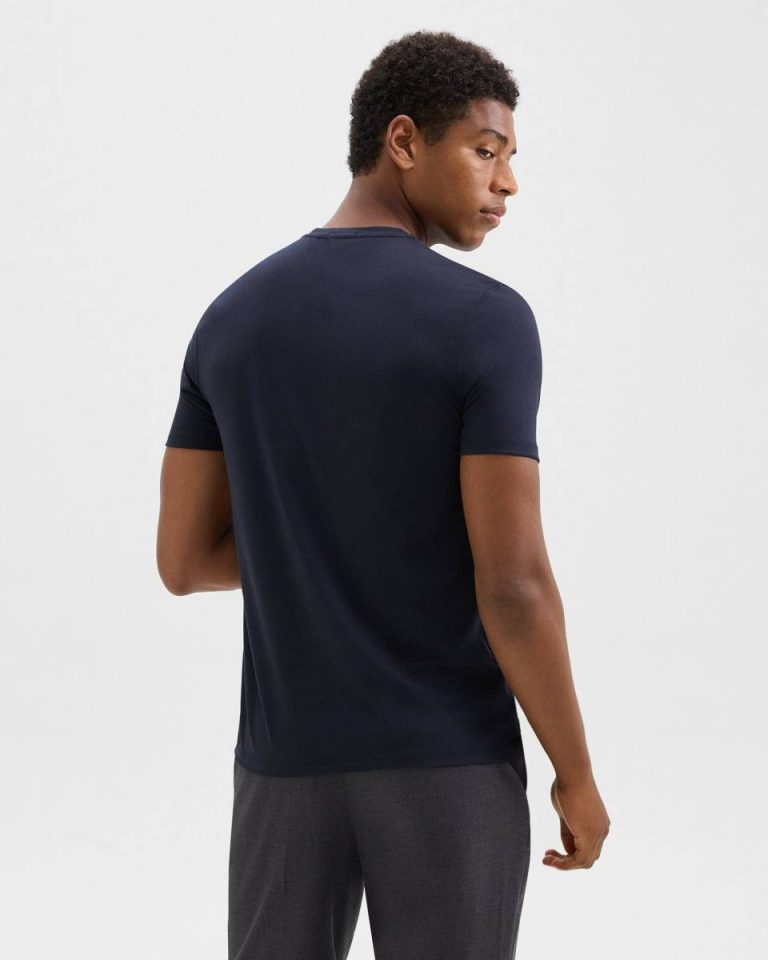 Men Dorian Tee In Active Knit Baltic T-Shirts + Polos Theory - 3