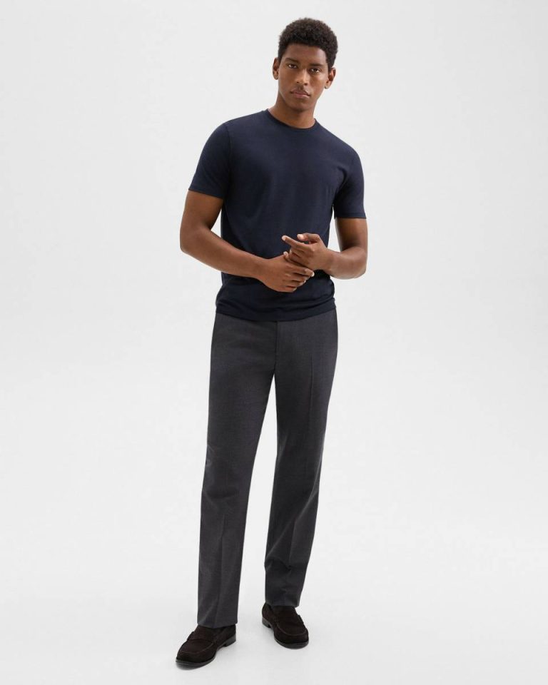 Men Dorian Tee In Active Knit Baltic T-Shirts + Polos Theory - 5