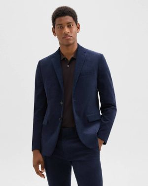 Men Morton Blazer In Stretch Corduroy Theory Blazers + Jackets Baltic - 1