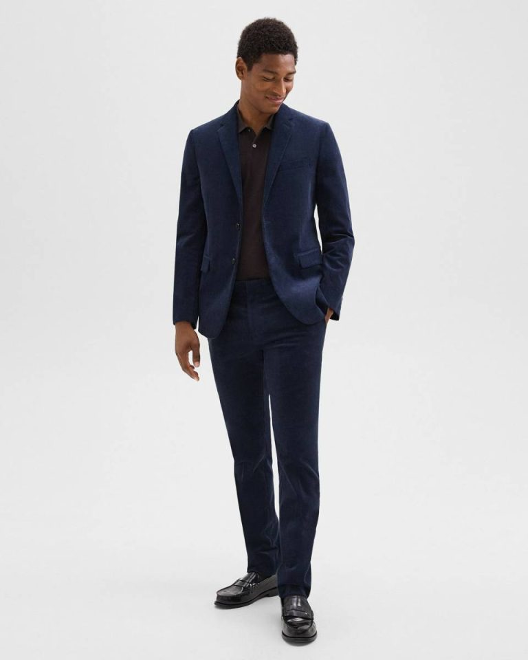 Men Morton Blazer In Stretch Corduroy Theory Blazers + Jackets Baltic - 5