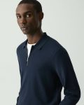 Men Quarter-Zip Polo Sweater In Light Bilen Loungewear Baltic Theory - 4