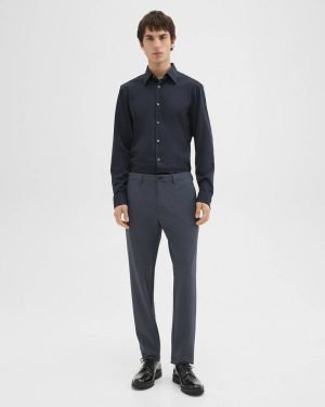 Men Theory Pants Basalt Zaine Pant In Precision Ponte - 1