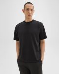 Men Theory Relaxed Tee In Cotton Jersey Loungewear Black - 1