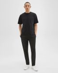 Men Theory Relaxed Tee In Cotton Jersey Loungewear Black - 5