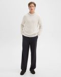 Men Theory Sweaters + Cardigans Natural Melange Hilles Hoodie In Cashmere - 5