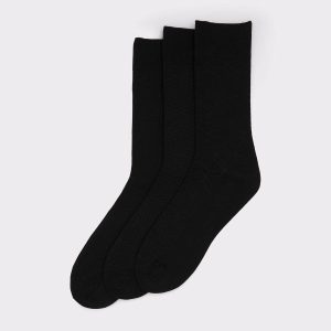 Men Wanaro Black Men's Socks Aldo Black Socks - 1