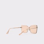 Natural Aldo Romashin Natural Women's Square Sunglasses Women - 3