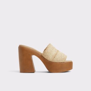 Natural Maysee Natural Women's Platform Sandals Aldo Heels Women - 1