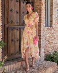 Ochre Bruna Flowers Dress Polín Et Moi Dresses Women - 5