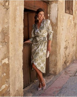 Olive Dresses Women Dress Flowers Moran Polín Et Moi - 1