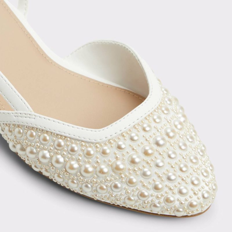 Other White Women Ballet Flats Constantinne Other White Women's Block Heels Aldo - 5