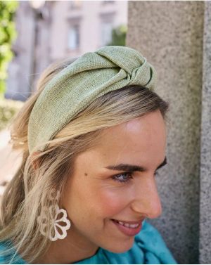 Other Women Gadea Knot Headband Apple Green Polín Et Moi - 1