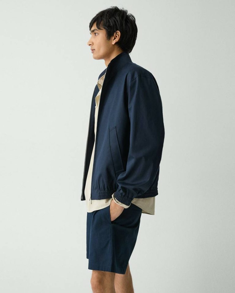 Outerwear Theory Baltic Stand Collar Jacket In Cotton-Blend Twill Men - 2