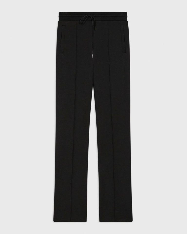 Pants Black Track Pant In Double-Knit Jersey Theory Women - 5