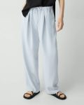 Pants Pleated Pull-On Pant In Admiral Crepe Women Theory Pearl Blue - 4