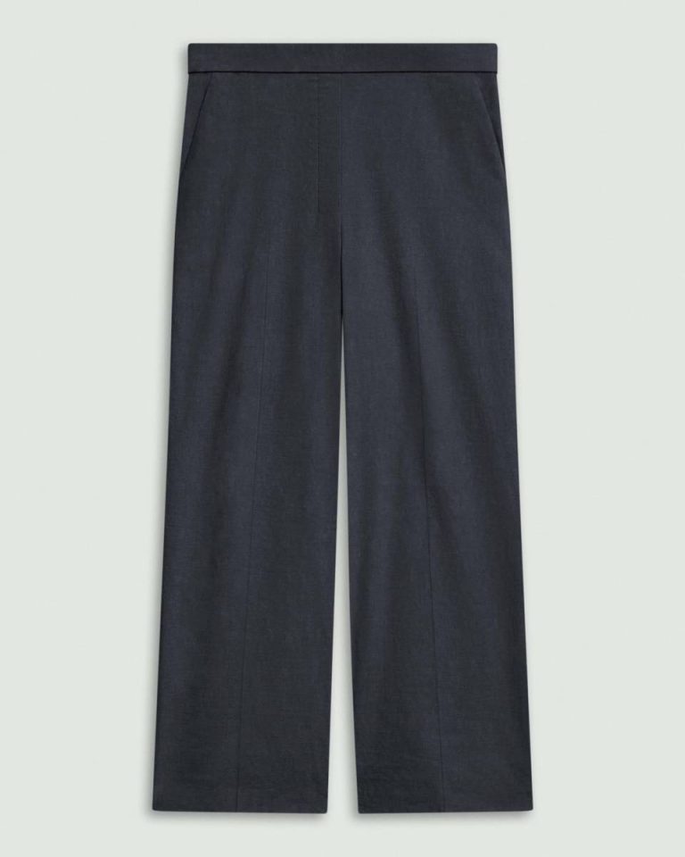 Pants Relaxed Pull-On Pant In Good Linen Women Concord Theory - 5