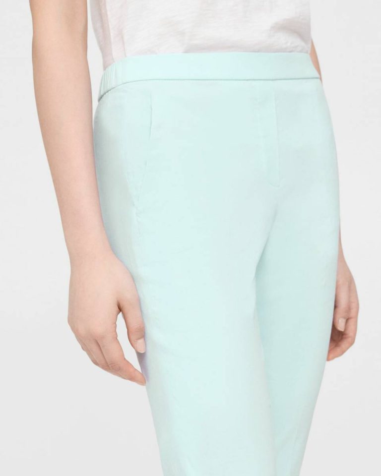 Pants Theory Cyan Women Treeca Pull-On Pant In Good Linen - 3