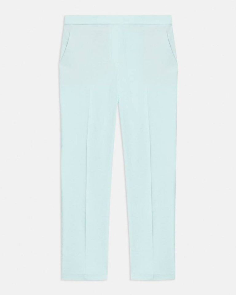 Pants Theory Cyan Women Treeca Pull-On Pant In Good Linen - 5