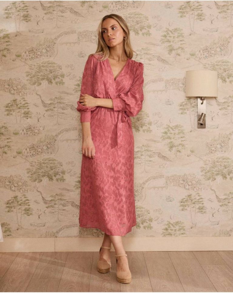 Polín Et Moi Emilia Mid Lenght Dress Dresses And Jumpsuits Women Raspberry - 3